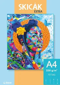Skizzenbuch A4/10 Blatt EXTRA